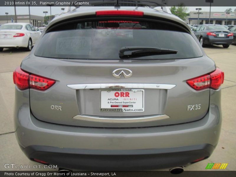 Platinum Graphite / Graphite 2010 Infiniti FX 35