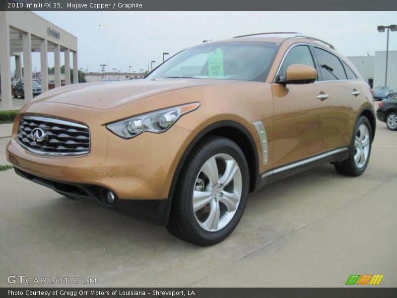 Mojave Copper / Graphite 2010 Infiniti FX 35