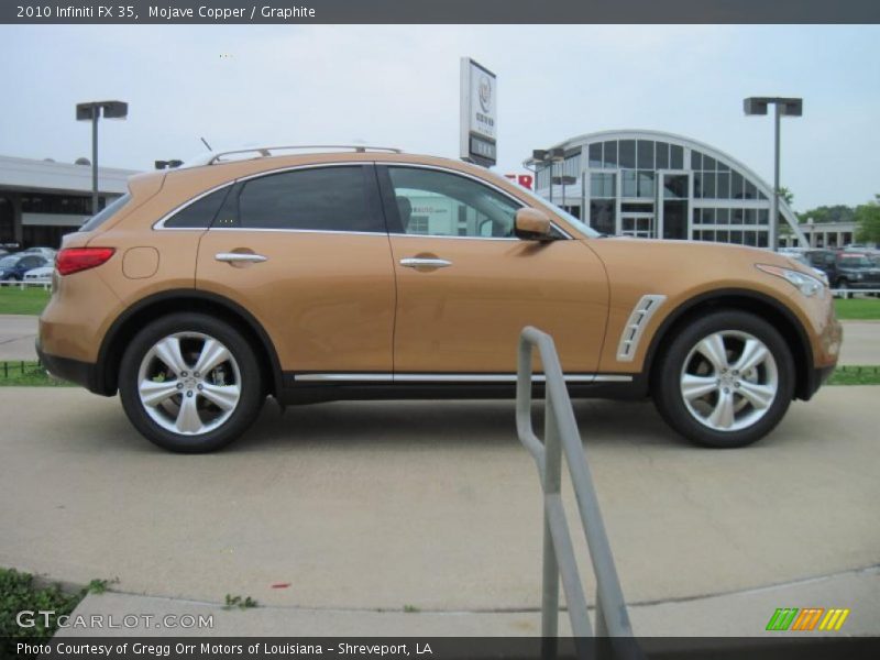 Mojave Copper / Graphite 2010 Infiniti FX 35