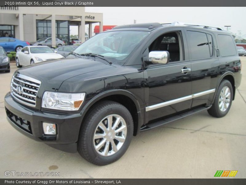 Liquid Onyx Black / Graphite 2010 Infiniti QX 56