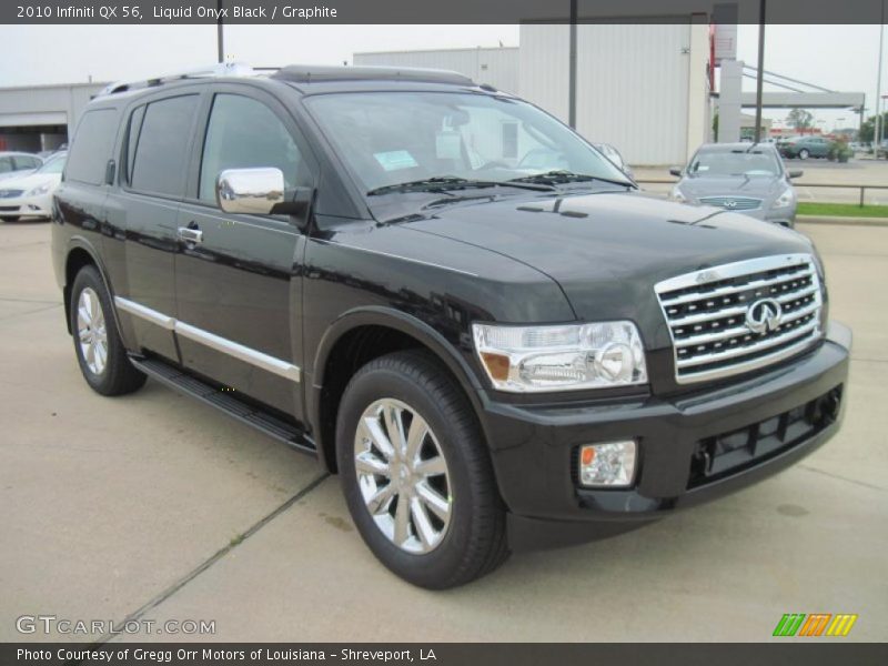 Liquid Onyx Black / Graphite 2010 Infiniti QX 56
