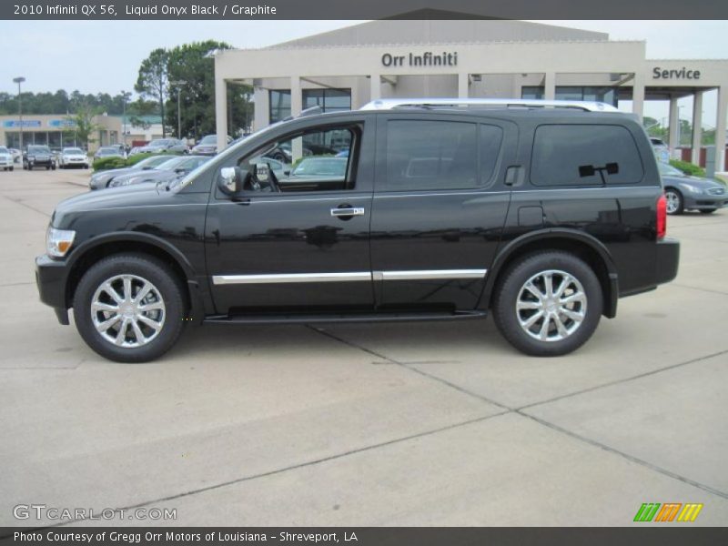 Liquid Onyx Black / Graphite 2010 Infiniti QX 56
