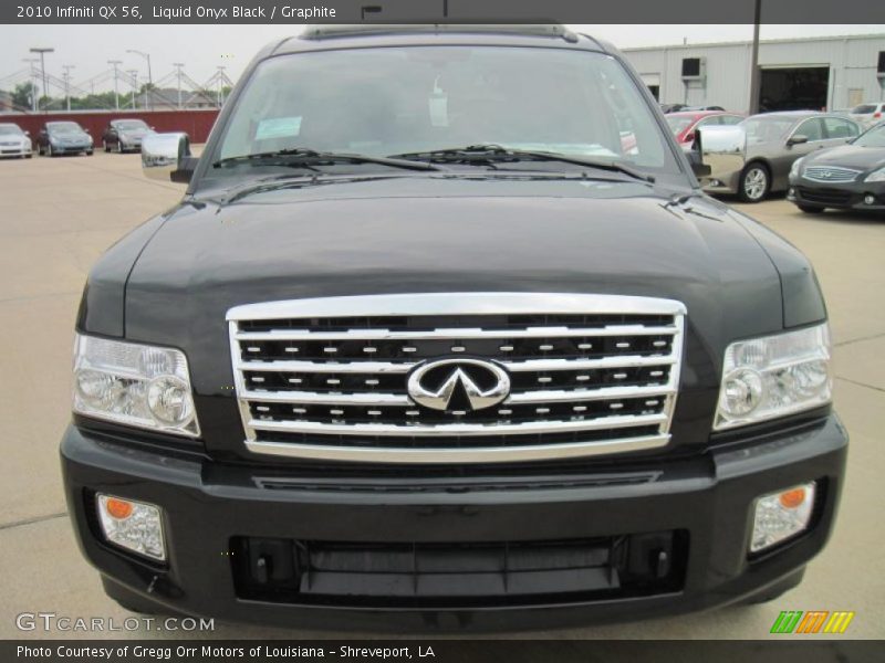 Liquid Onyx Black / Graphite 2010 Infiniti QX 56