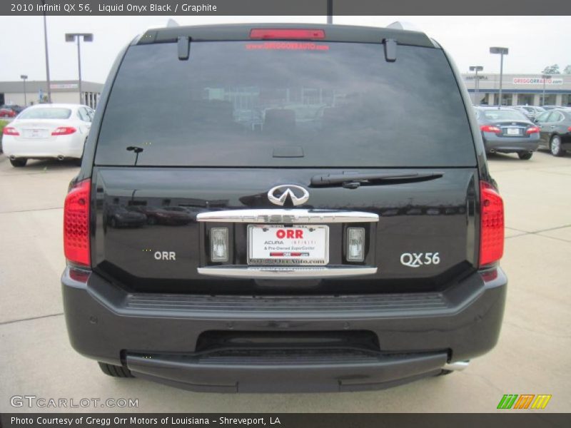 Liquid Onyx Black / Graphite 2010 Infiniti QX 56