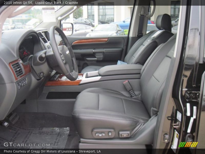 Liquid Onyx Black / Graphite 2010 Infiniti QX 56