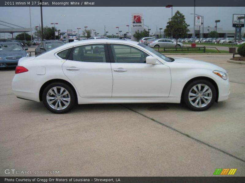 Moonlight White / Wheat 2011 Infiniti M 37 Sedan