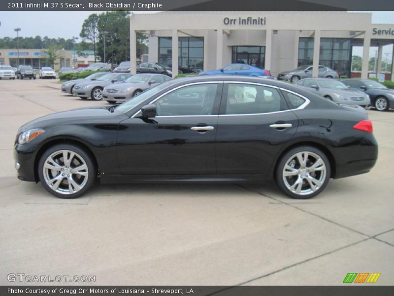 Black Obsidian / Graphite 2011 Infiniti M 37 S Sedan