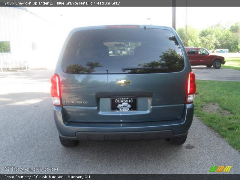 Blue Granite Metallic / Medium Gray 2006 Chevrolet Uplander LS