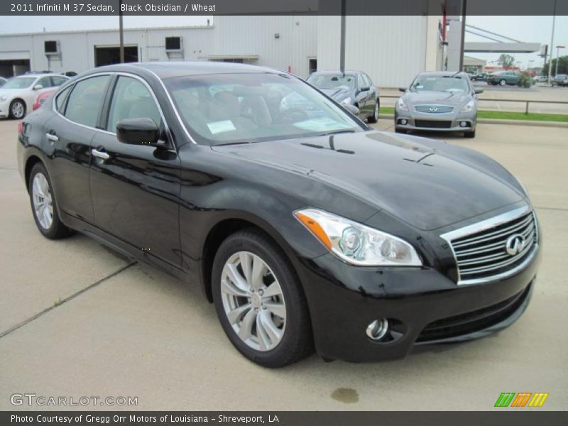 Black Obsidian / Wheat 2011 Infiniti M 37 Sedan