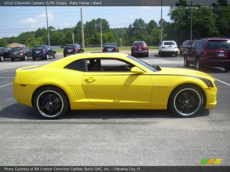 Rally Yellow / Black 2010 Chevrolet Camaro SS/RS Coupe