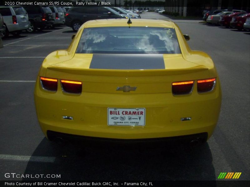 Rally Yellow / Black 2010 Chevrolet Camaro SS/RS Coupe