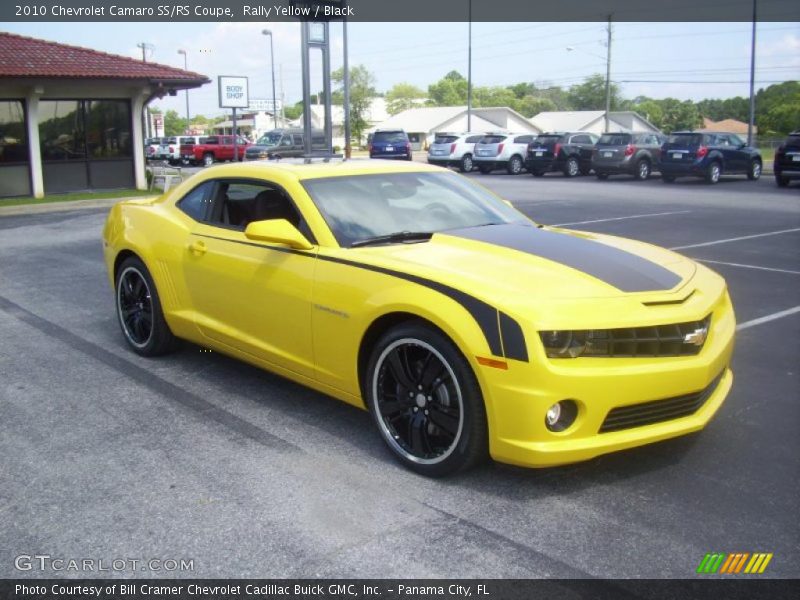 Rally Yellow / Black 2010 Chevrolet Camaro SS/RS Coupe