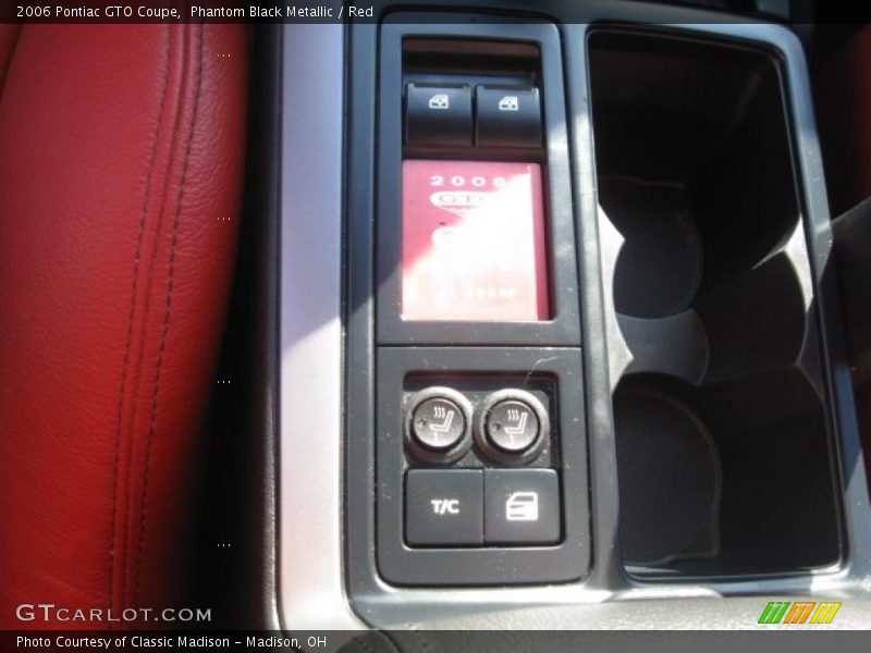 Phantom Black Metallic / Red 2006 Pontiac GTO Coupe