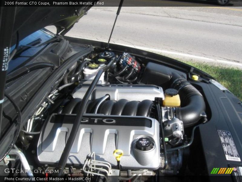 Phantom Black Metallic / Red 2006 Pontiac GTO Coupe