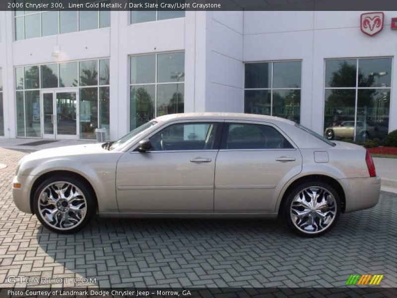 Linen Gold Metallic / Dark Slate Gray/Light Graystone 2006 Chrysler 300