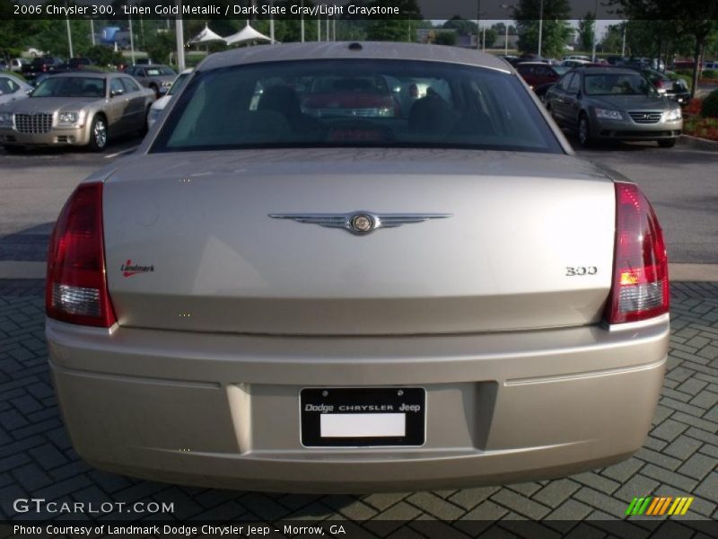 Linen Gold Metallic / Dark Slate Gray/Light Graystone 2006 Chrysler 300