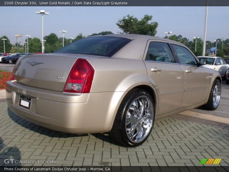 Linen Gold Metallic / Dark Slate Gray/Light Graystone 2006 Chrysler 300