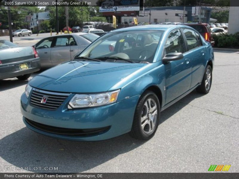 Dragonfly Green / Tan 2005 Saturn ION 2 Sedan