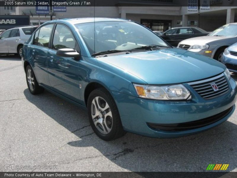 Dragonfly Green / Tan 2005 Saturn ION 2 Sedan