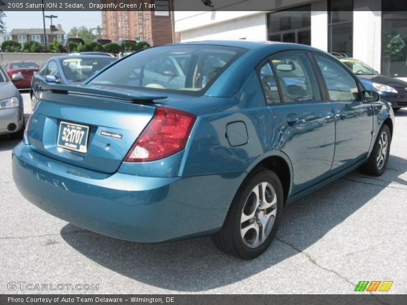 Dragonfly Green / Tan 2005 Saturn ION 2 Sedan