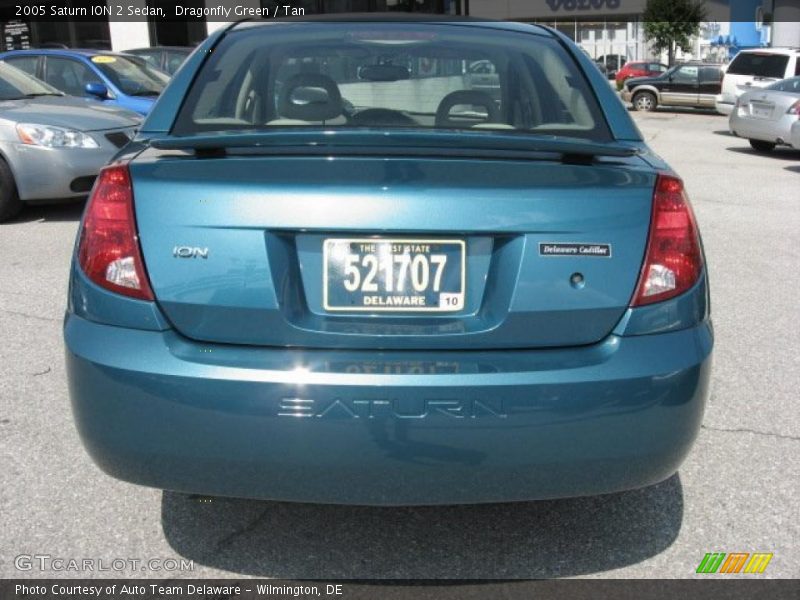 Dragonfly Green / Tan 2005 Saturn ION 2 Sedan