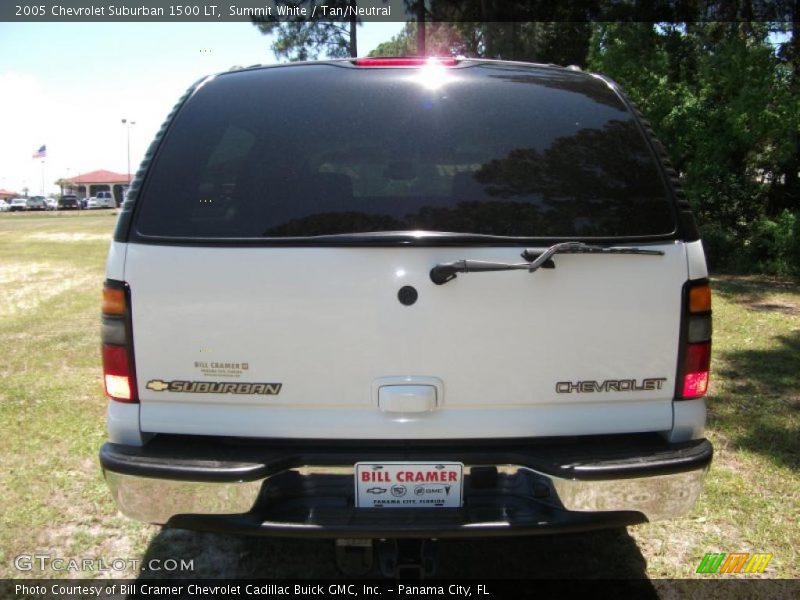 Summit White / Tan/Neutral 2005 Chevrolet Suburban 1500 LT