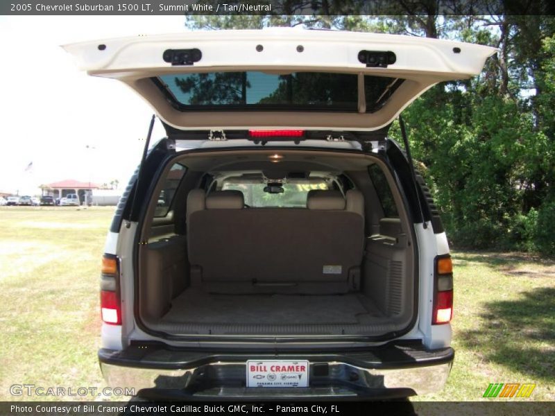 Summit White / Tan/Neutral 2005 Chevrolet Suburban 1500 LT