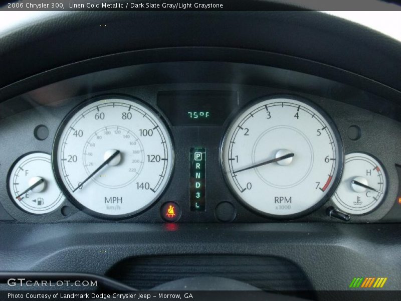 Linen Gold Metallic / Dark Slate Gray/Light Graystone 2006 Chrysler 300