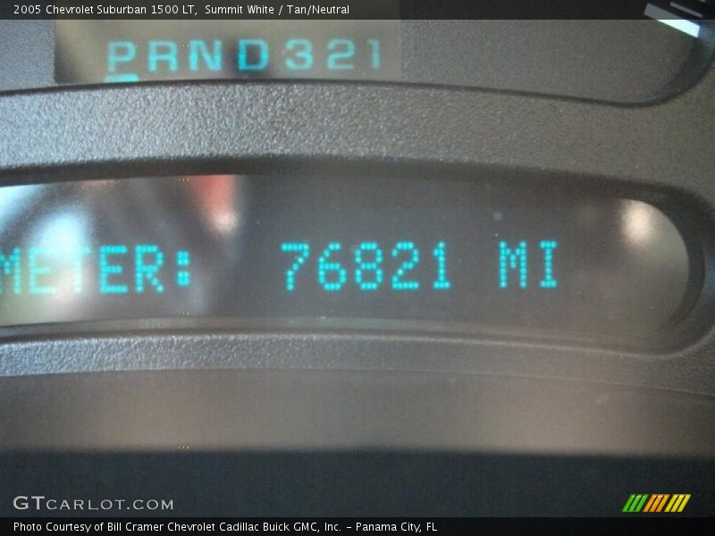 Summit White / Tan/Neutral 2005 Chevrolet Suburban 1500 LT