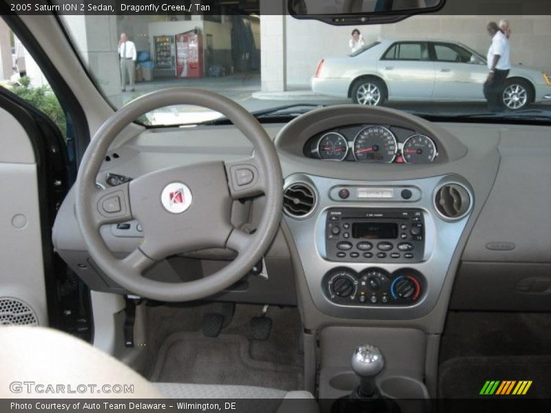 Dragonfly Green / Tan 2005 Saturn ION 2 Sedan