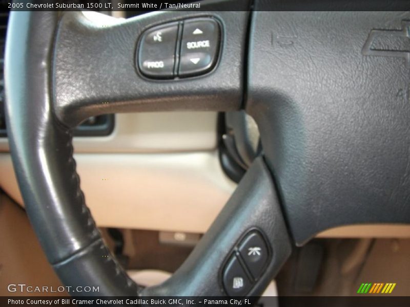 Summit White / Tan/Neutral 2005 Chevrolet Suburban 1500 LT