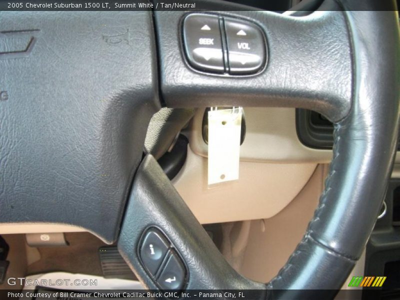 Summit White / Tan/Neutral 2005 Chevrolet Suburban 1500 LT