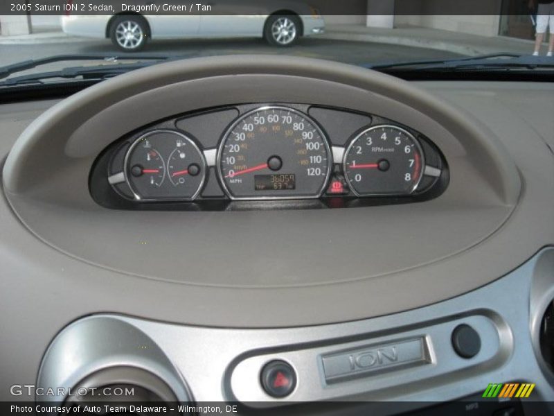 Dragonfly Green / Tan 2005 Saturn ION 2 Sedan