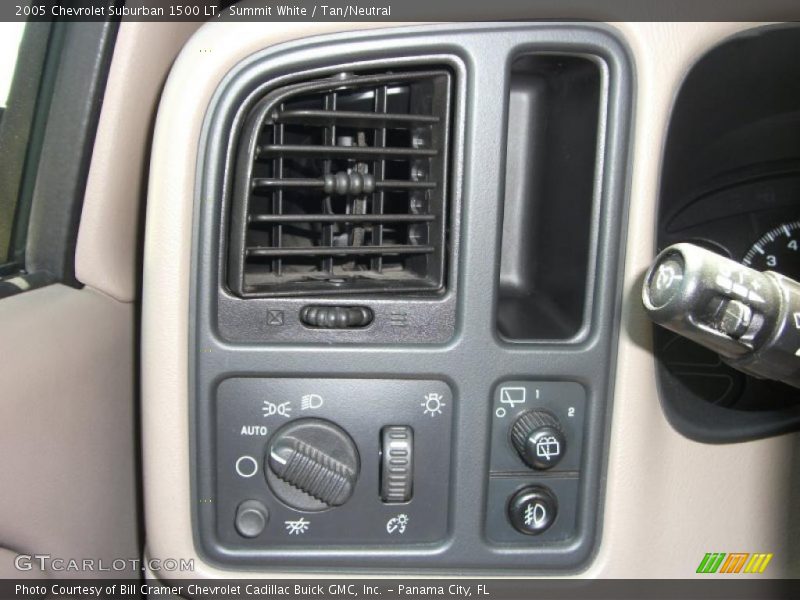 Summit White / Tan/Neutral 2005 Chevrolet Suburban 1500 LT