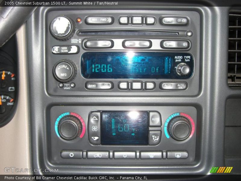 Summit White / Tan/Neutral 2005 Chevrolet Suburban 1500 LT