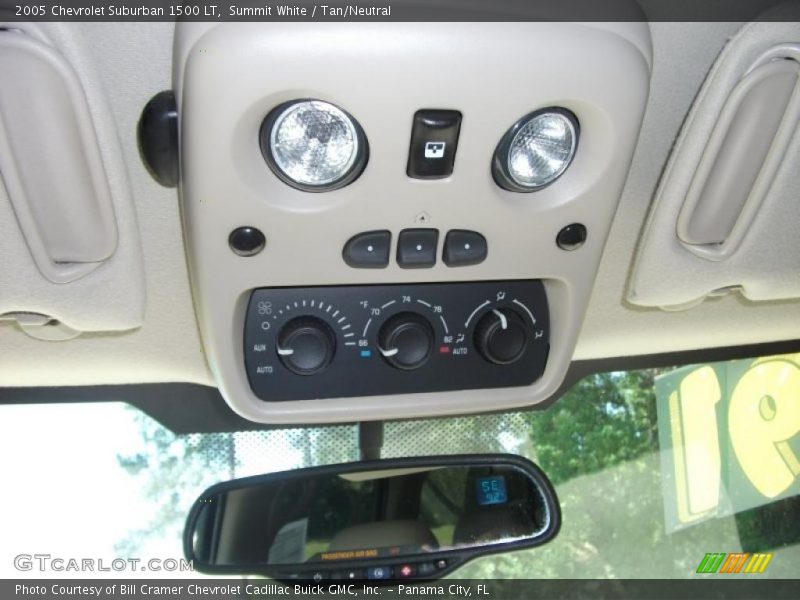 Summit White / Tan/Neutral 2005 Chevrolet Suburban 1500 LT