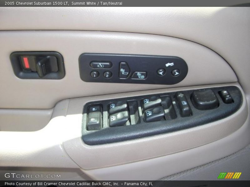 Summit White / Tan/Neutral 2005 Chevrolet Suburban 1500 LT
