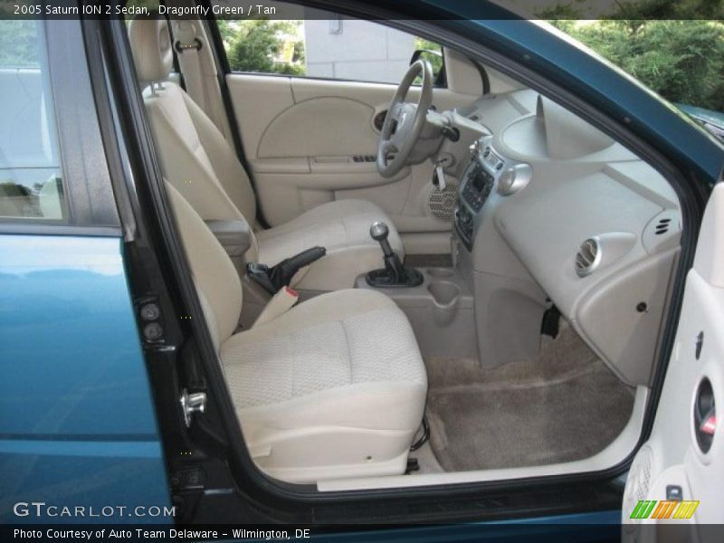Dragonfly Green / Tan 2005 Saturn ION 2 Sedan