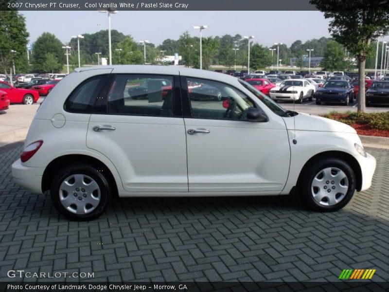 Cool Vanilla White / Pastel Slate Gray 2007 Chrysler PT Cruiser