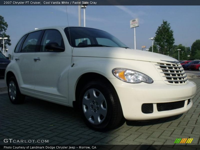 Cool Vanilla White / Pastel Slate Gray 2007 Chrysler PT Cruiser
