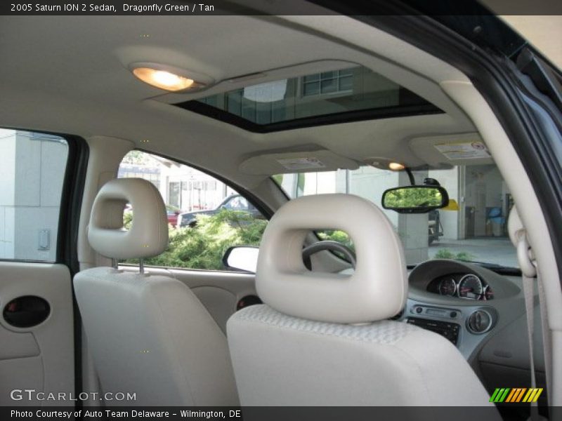 Dragonfly Green / Tan 2005 Saturn ION 2 Sedan