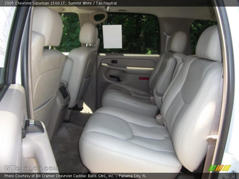 Summit White / Tan/Neutral 2005 Chevrolet Suburban 1500 LT