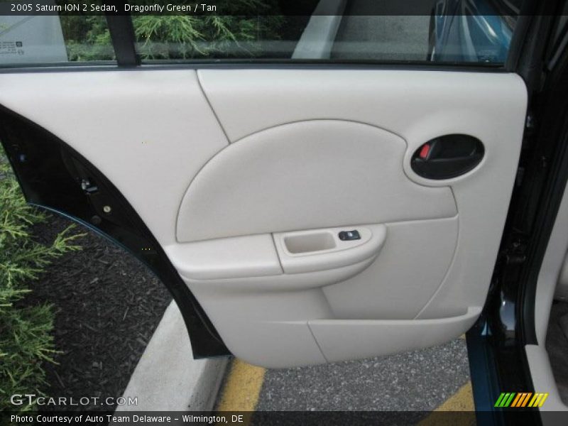 Dragonfly Green / Tan 2005 Saturn ION 2 Sedan