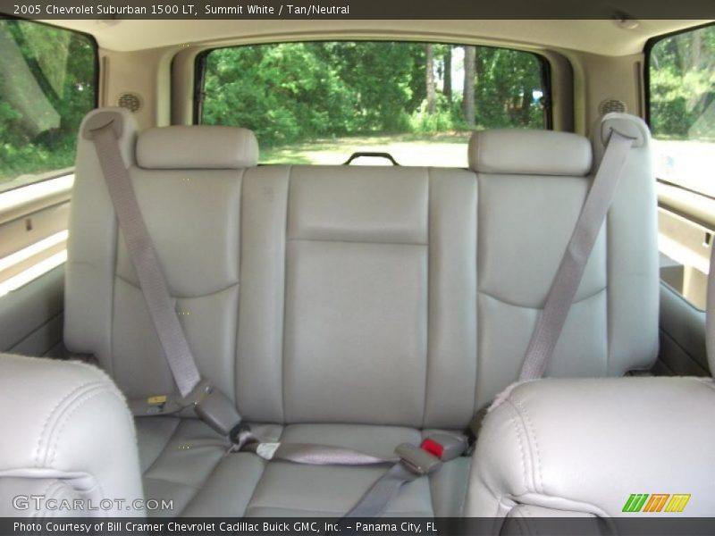 Summit White / Tan/Neutral 2005 Chevrolet Suburban 1500 LT