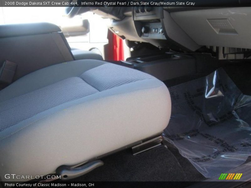 Inferno Red Crystal Pearl / Dark Slate Gray/Medium Slate Gray 2008 Dodge Dakota SXT Crew Cab 4x4