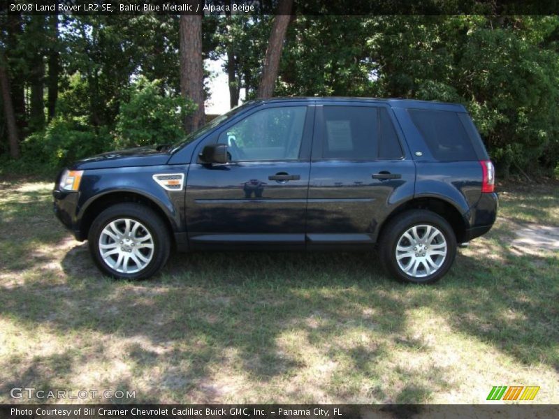 Baltic Blue Metallic / Alpaca Beige 2008 Land Rover LR2 SE