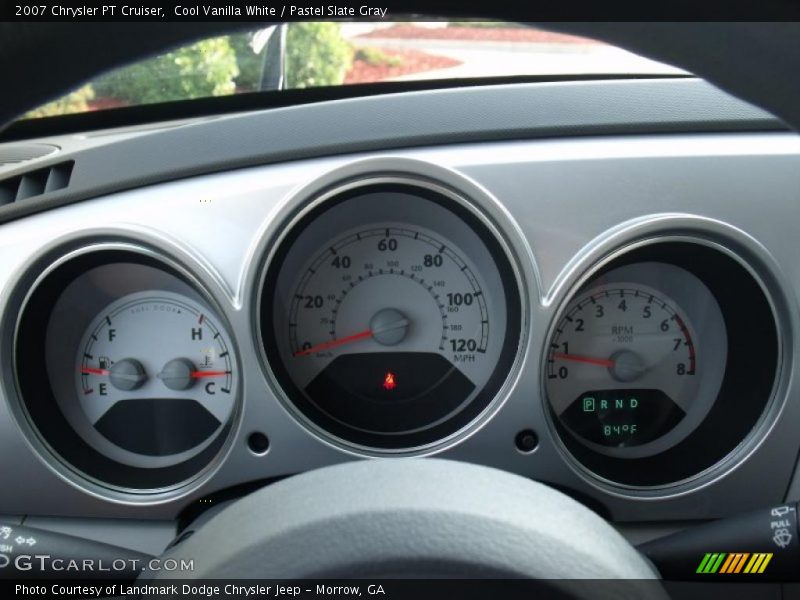 Cool Vanilla White / Pastel Slate Gray 2007 Chrysler PT Cruiser