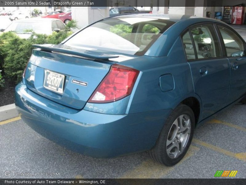 Dragonfly Green / Tan 2005 Saturn ION 2 Sedan