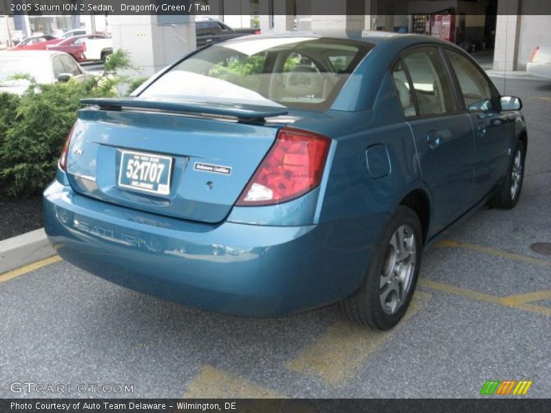 Dragonfly Green / Tan 2005 Saturn ION 2 Sedan