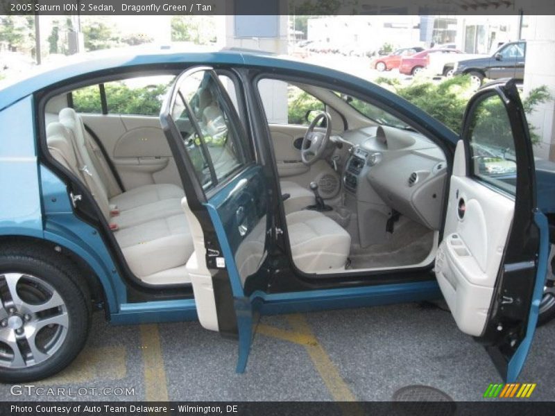 Dragonfly Green / Tan 2005 Saturn ION 2 Sedan